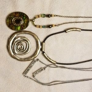 3 necklaces